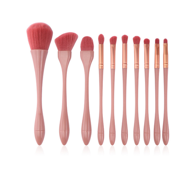 Brushes de maquillaje profesional de cobre 12 piezas para mujeres belleza de viaje